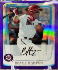 Bryce Harper [Refractor] #BCP1 Baseball Cards 2011 Bowman Chrome Prospects Prices