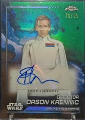 Ben Mendelsohn as Director Orson Krennic [Kashyyyk Green Refractor] #AU-BM Star Wars 2024 Topps Chrome Autograph Prices