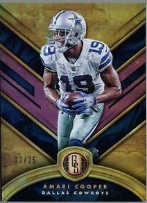 Amari Cooper [Rose Gold] #74 Football Cards 2019 Panini Gold Standard