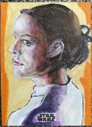 Neil A. Brady Star Wars 2024 Topps Chrome Galaxy Sketch Card