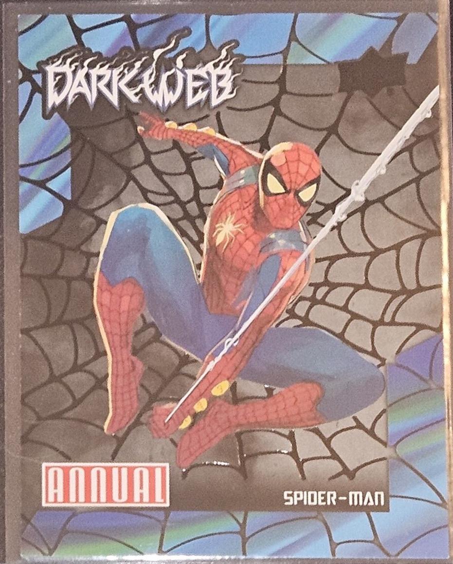 Spider-Man [Black] #DW-4 Marvel 2023 Upper Deck Annual Dark Web