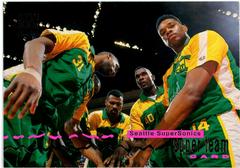 Seattle Supersonics #25 Basketball Cards 1993 Stadium Club Super Team Prices