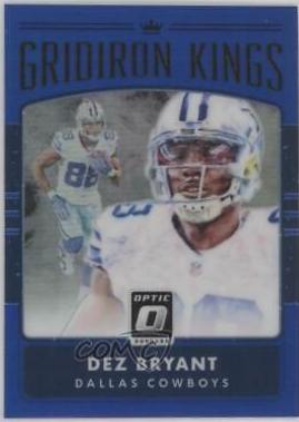 Dez Bryant [Blue] #20 Football Cards 2016 Panini Donruss Optic Gridiron Kings