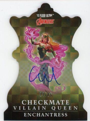 Enchantress [Auto] #CP-16 Marvel 2022 Ultra Avengers Checkmate