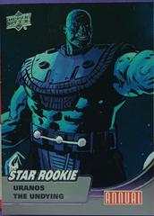 Uranos The Undying #SR-5 Marvel 2022 Upper Deck Annual Star Rookies Prices