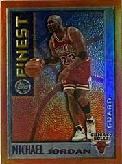 Michael Jordan [Orange Bordered Refractor] #M1 Basketball Cards 1995 Finest Mystery Prices