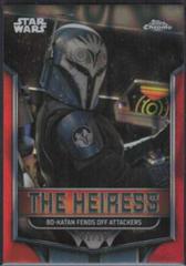 Bo-Katan Fends Off Attackers [Mustafar Lava Refractor] #TH-7 Star Wars 2024 Topps Chrome The Heiress Prices