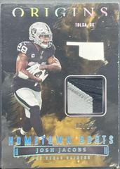 Josh Jacobs [Gold] #HR-JJA Football Cards 2022 Panini Origins Hometown Roots Prices