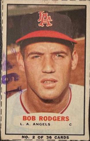 Bob Rodgers [Hand Cut] #2 Prices | 1963 Bazooka | Baseball Cards