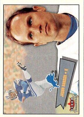 Jason Hanson #205 Football Cards 2001 Fleer