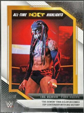 The Demon Finn Balor #8 Wrestling Cards 2022 Panini NXT WWE All Time Highlights