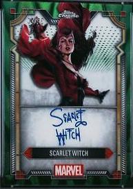 Scarlet Witch #MI-4 Marvel 2024 Topps Chrome Character Autograph