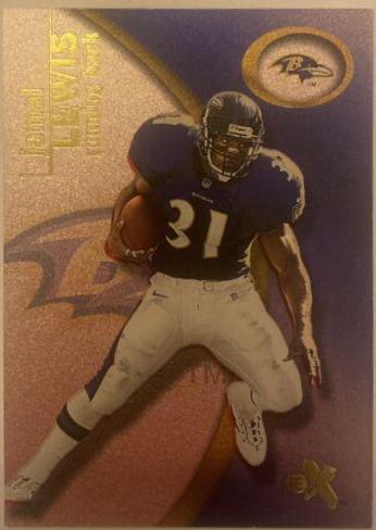 Jamal Lewis [Essential Cred. Now] #29 Football Cards 2001 Fleer E X