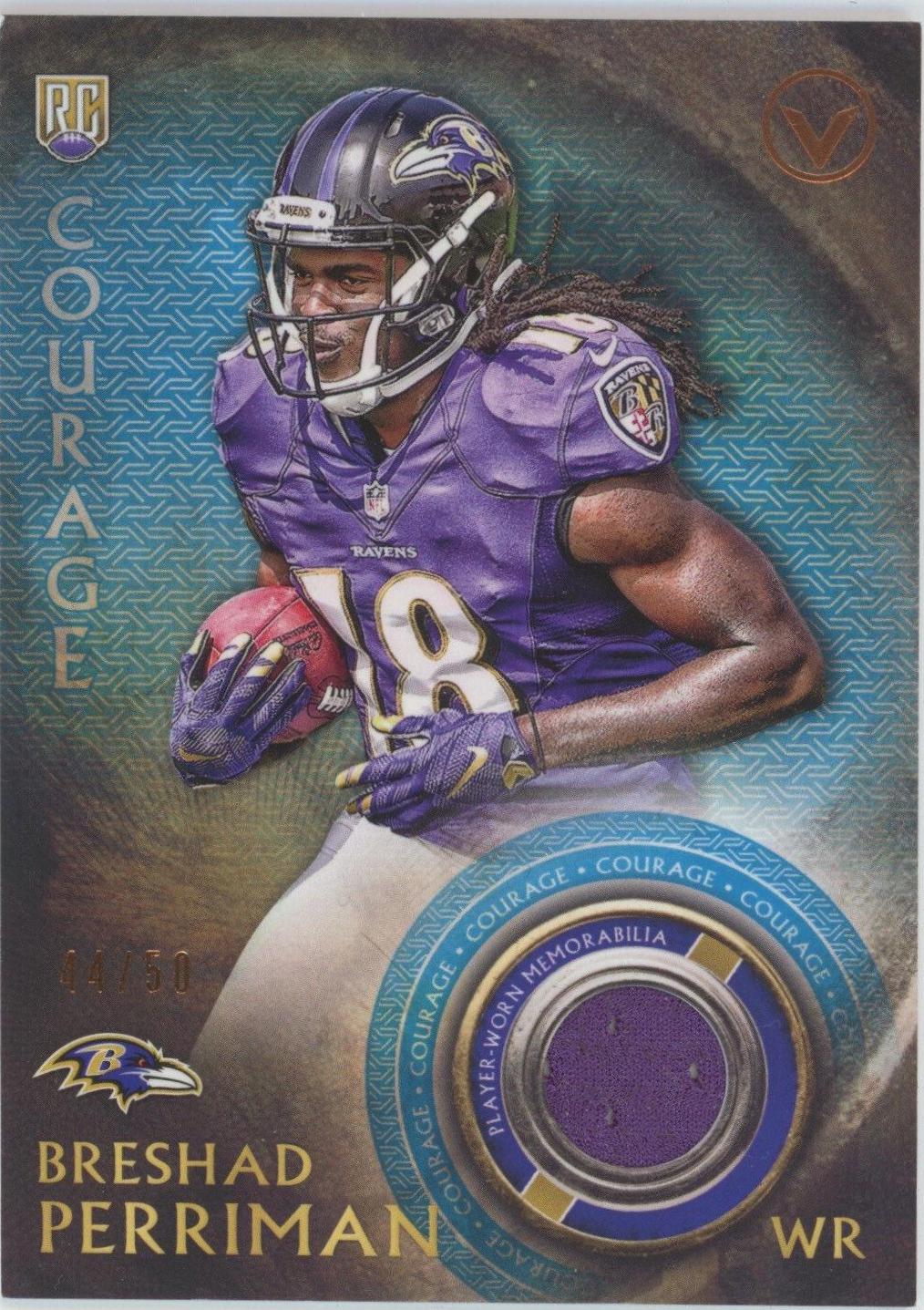 Breshad Perriman [Autograph Courage] #123 Football Cards 2015 Topps Valor