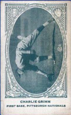 Charlie Grimm Baseball Cards 1922 E120 American Caramel