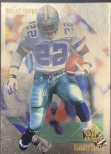 Emmitt Smith #71 Football Cards 1997 SP Authentic