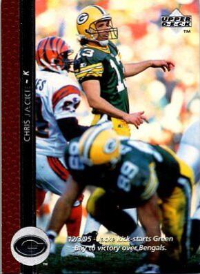 Chris Jacke #191 Football Cards 1996 Upper Deck