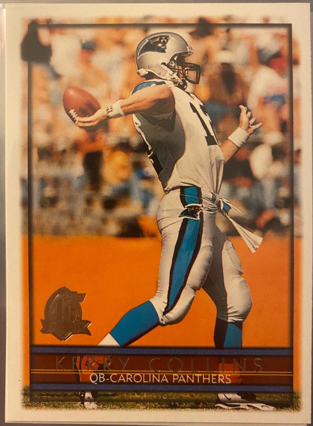 Kerry Collins #50 Football Cards 1996 Topps