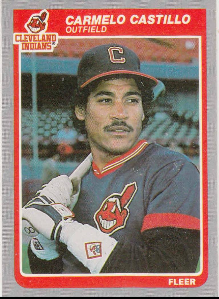 Carmelo Castillo #444 Baseball Cards 1985 Fleer