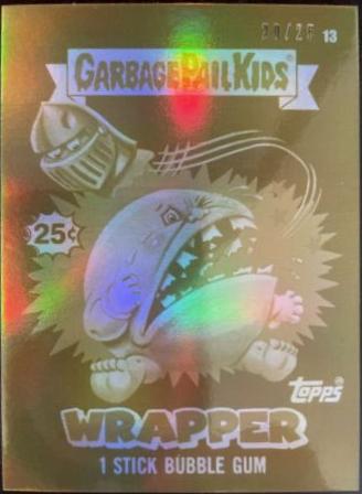 Wrapper [Gold] #20 Garbage Pail Kids 2024 Game Over