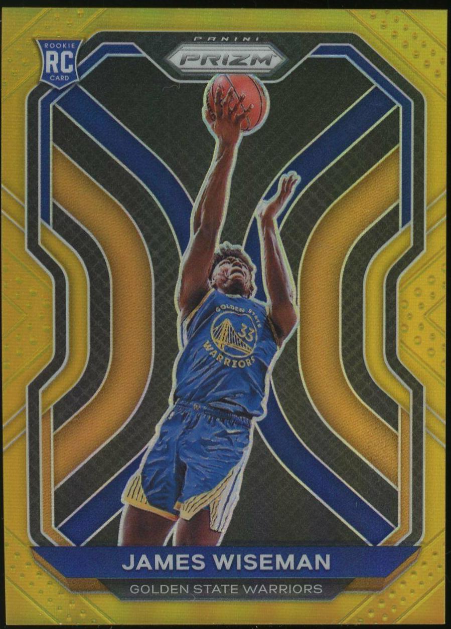 James Wiseman [Gold Prizm] #268 Basketball Cards 2020 Panini Prizm