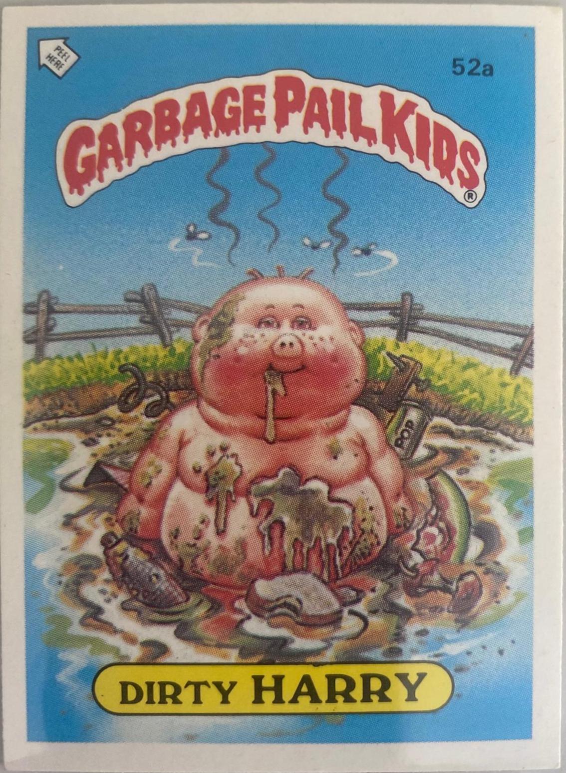 Dirty Harry #52A Garbage Pail Kids 1985 Mini