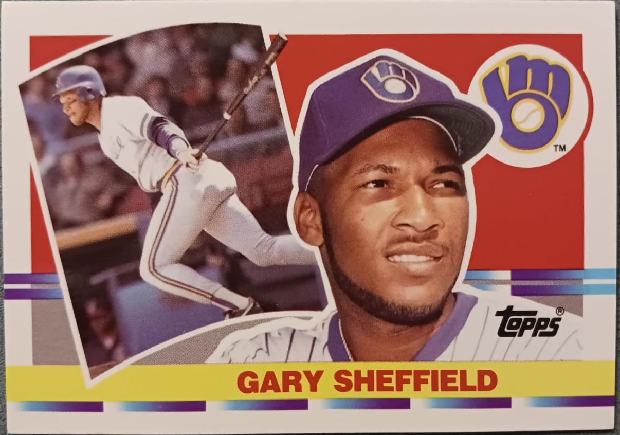 Gary Sheffield #163 Baseball Cards 1990 Topps Big Baseball