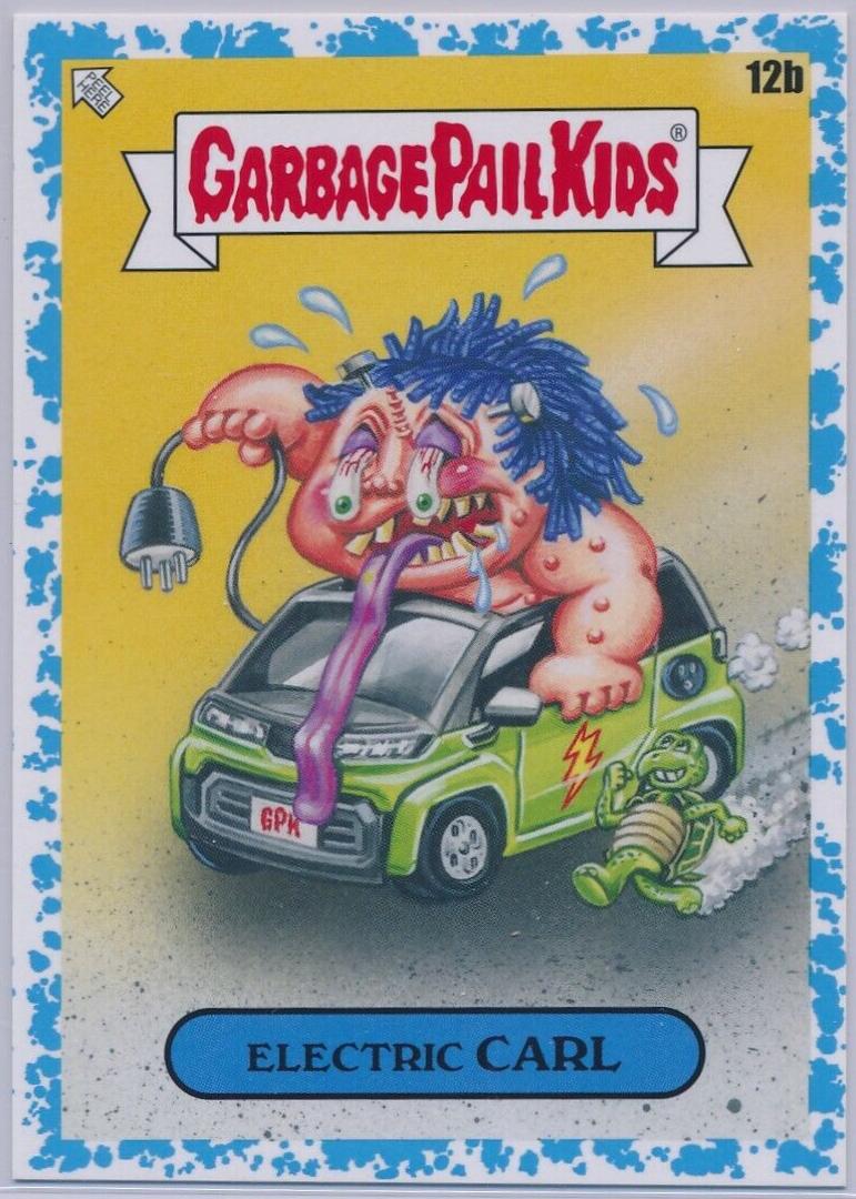 Electric CARL [Blue] #12b Garbage Pail Kids 35th Anniversary