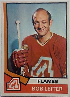 Bob Leiter #51 Hockey Cards 1974 O-Pee-Chee