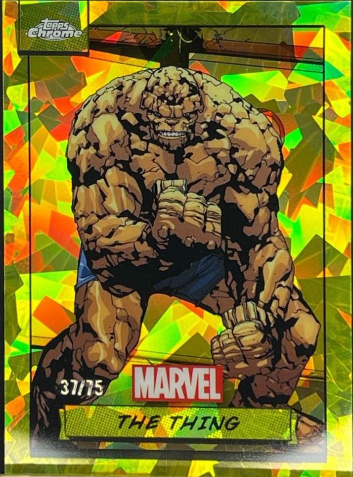 The Thing [Gold Sapphire] #10 Marvel 2024 Topps Chrome