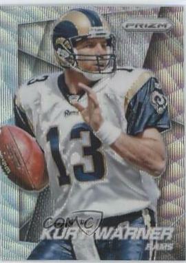 Kurt Warner [Light Blue Wave Prizm] #101 Football Cards 2014 Panini Prizm