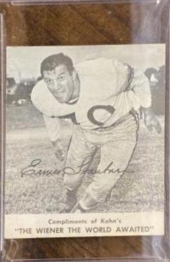 Ernie Stautner Football Cards 1961 Kahn's Wieners