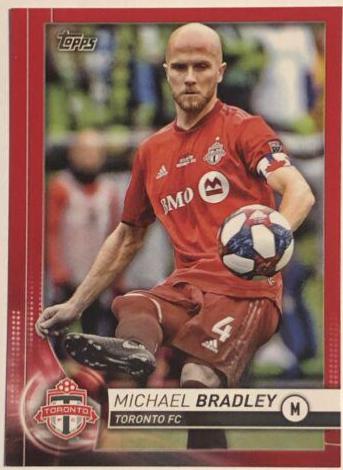 Michael Bradley [Red] #120 Soccer Cards 2020 Topps MLS