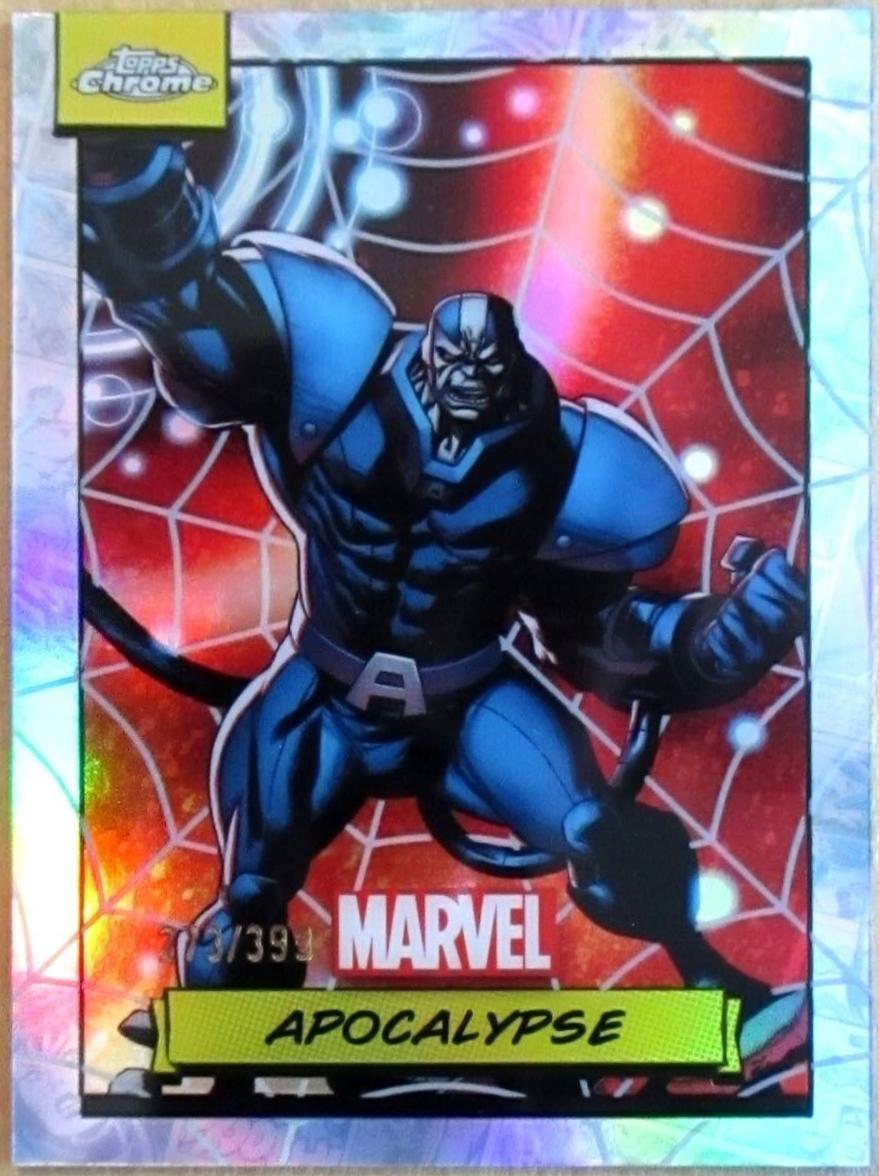 Apocalypse [Spider Web Refractor] #102 Marvel 2024 Topps Chrome