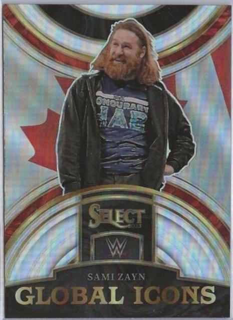 Sami Zayn [Silver] #2 Wrestling Cards 2023 Panini Select WWE Global Icons