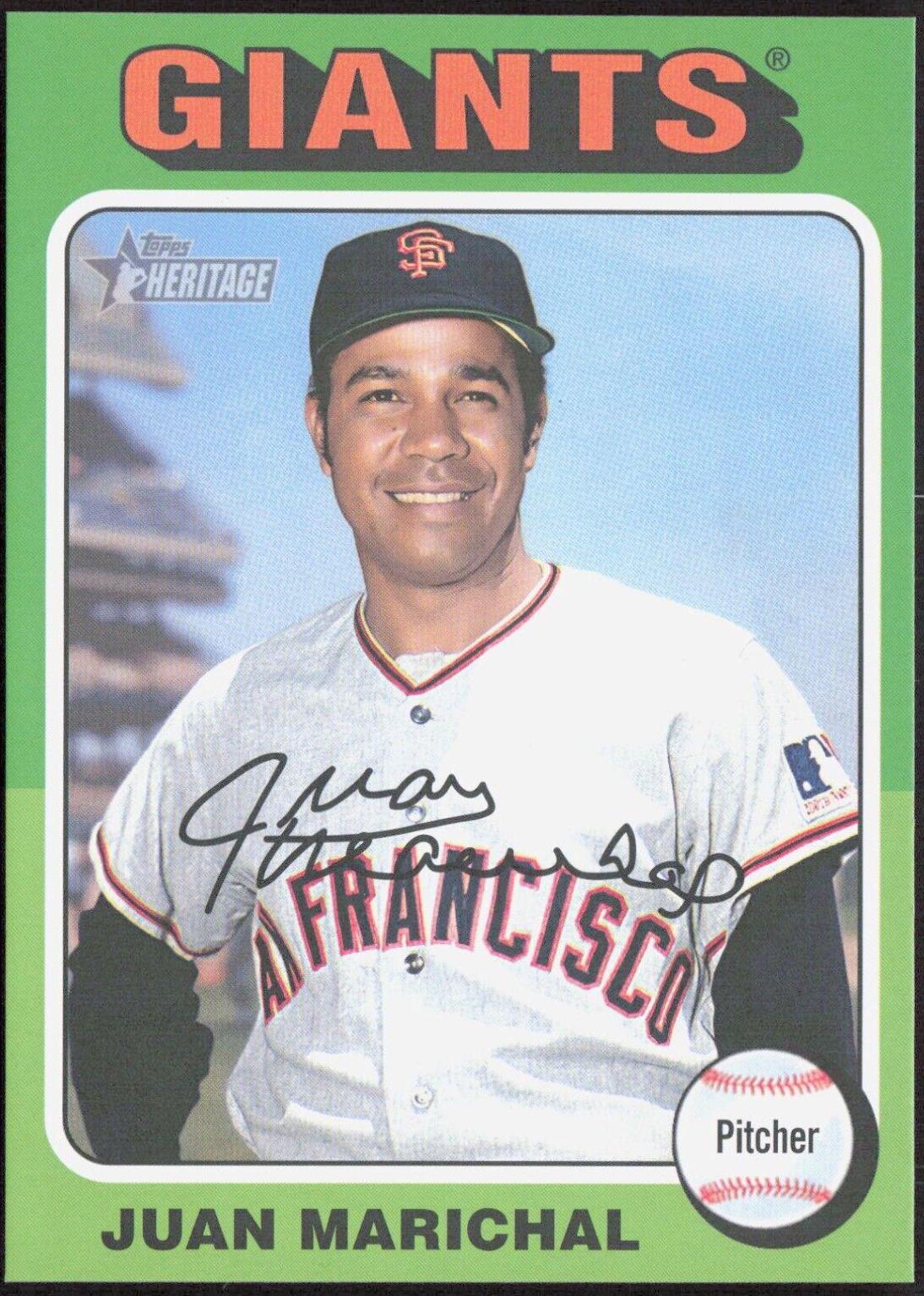 Juan Marichal OB18 Prices 2024 Topps Heritage Oversized 1975 Box