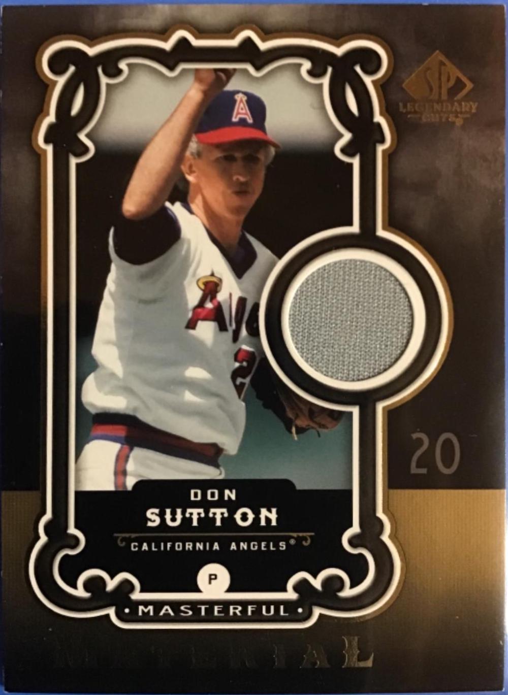 Don sutton #mm-ds Baseball Cards 2007 SP Legendary Cuts