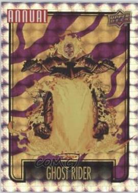 Ghost Rider [Gold] #B4 Marvel 2022 Upper Deck Annual Backscatters