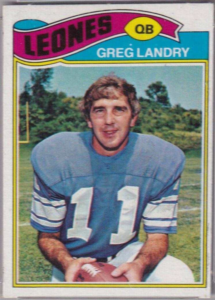 Greg Landry #136 Prices | 1977 Topps Mexican | Football Cards