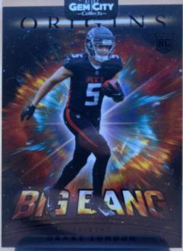 Drake London #BB-29 Football Cards 2022 Panini Origins Big Bang