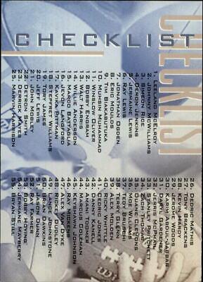 Checklist 1-107 #149 Football Cards 1996 Skybox Impact Rookies