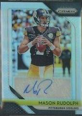 Mason Rudolph #25 Football Cards 2018 Panini Prizm Rookie Autographs Prices