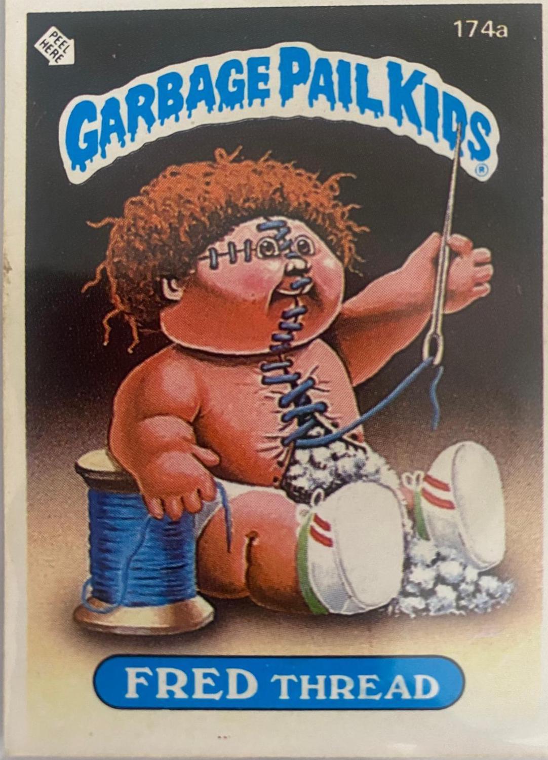 Fred Thread #174A Garbage Pail Kids 1986 Mini