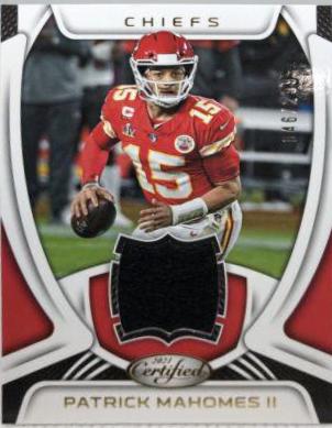 Patrick Mahomes II #M-PM Football Cards 2021 Panini Certified Materials