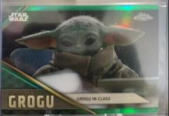 Grogu in Class [Green Refractor] #JG-11 Star Wars 2023 Topps Chrome Journey of Grogu Prices