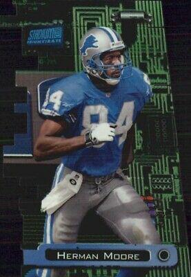 Herman Moore [Illuminator] #T2C Football Cards 1998 Stadium Club Triumvirate