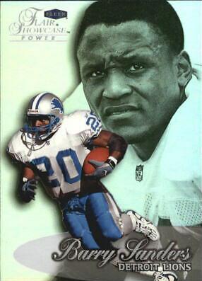 Barry Sanders #26 Football Cards 1999 Flair Showcase