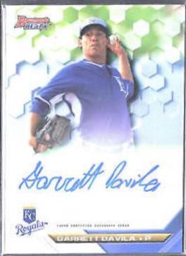 Garrett Davila [Refractor] #B16-GD Baseball Cards 2016 Bowman's Best of 2016 Autograph