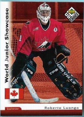 Roberto Luongo #258 Hockey Cards 1998 UD Choice