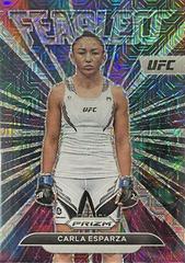 2023 UFC Panini Prizm newest Undercard Carla Esparza Fearless Mojo /25 #18